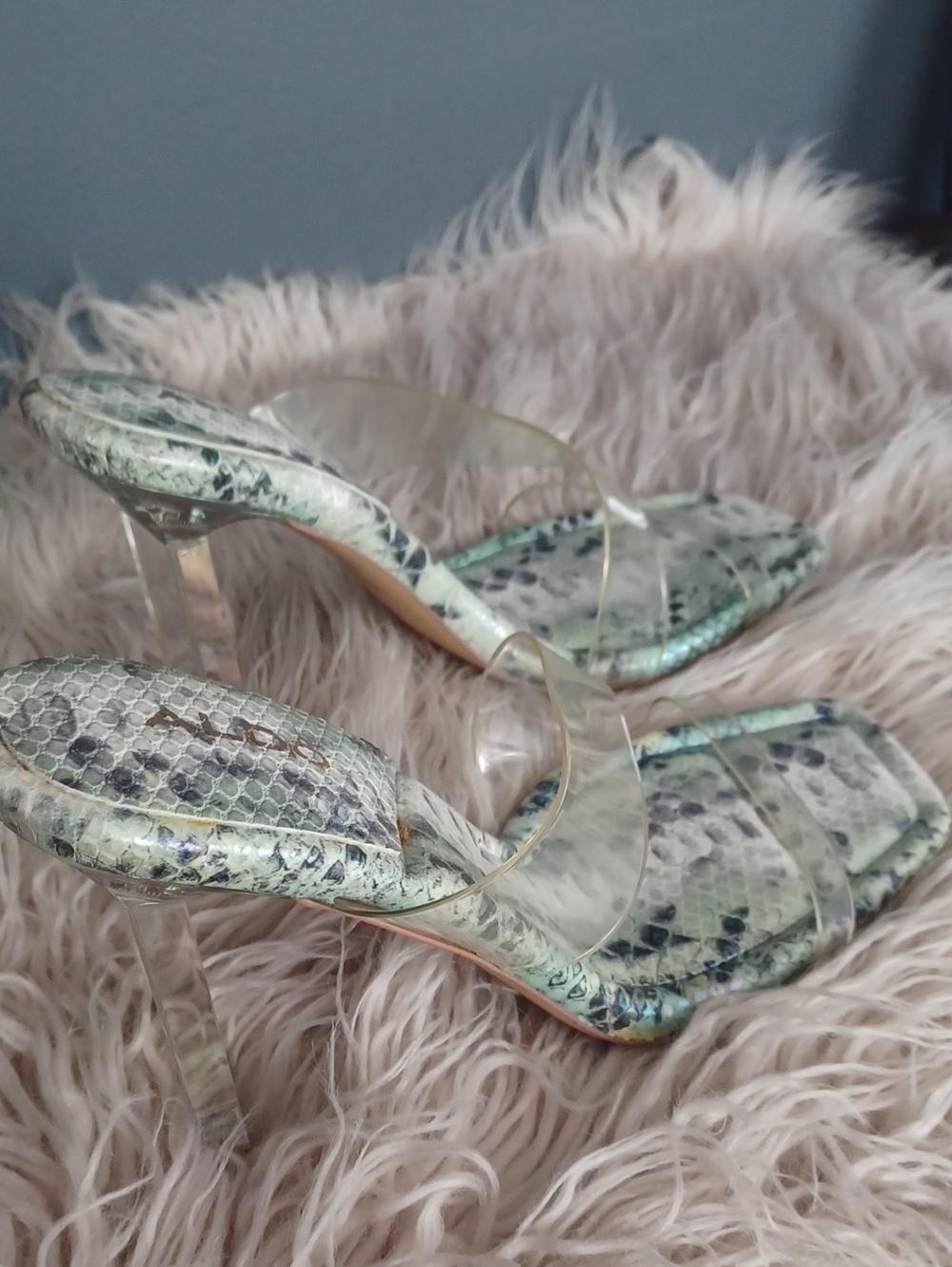 Aldo Iridescent  Heeled Sandals